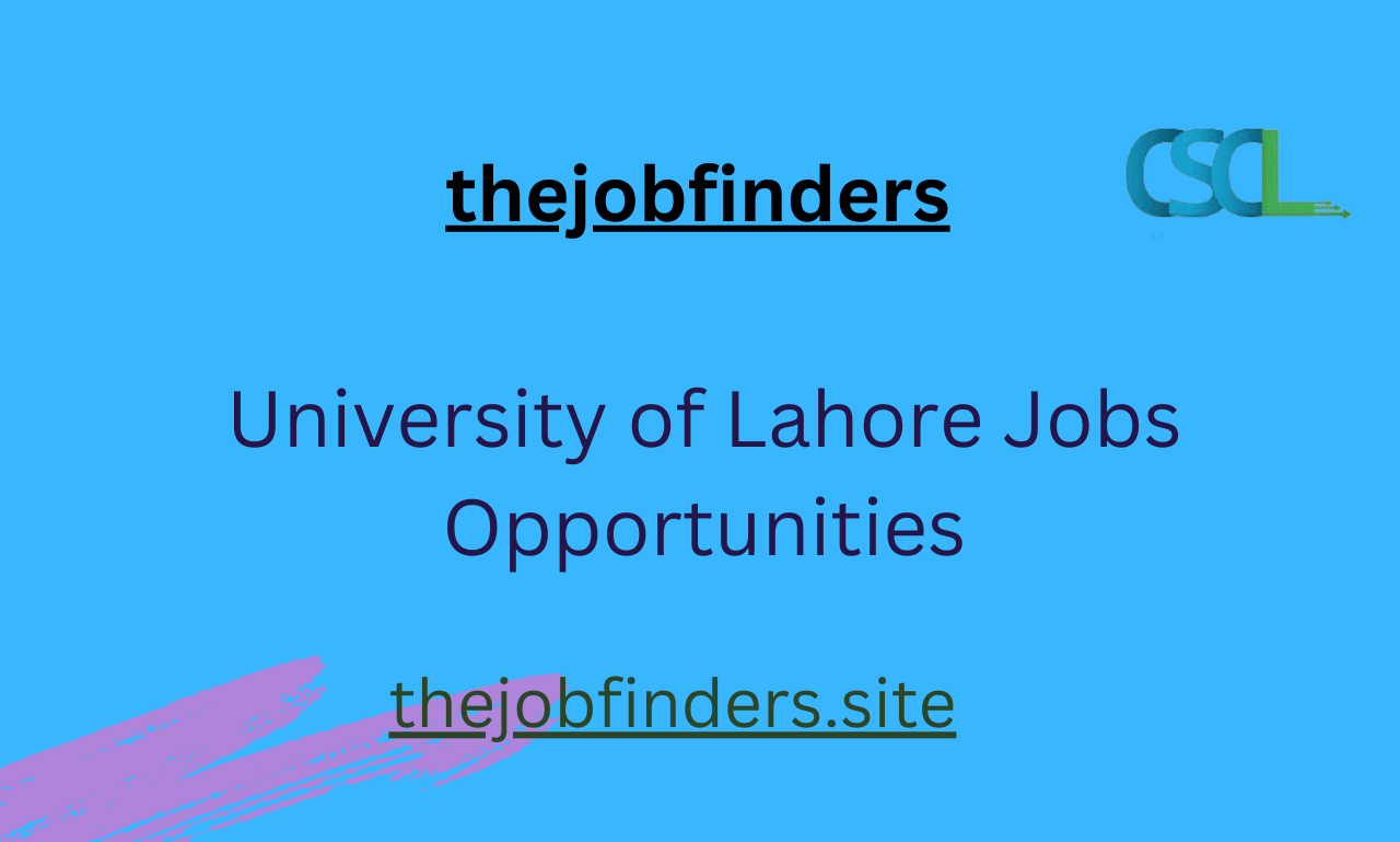 Pakistan Lahore Jobs